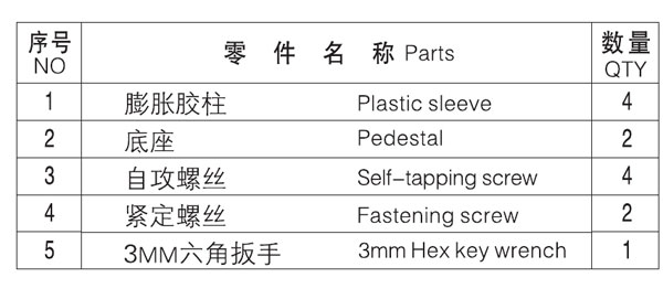 HF-91002-24單毛巾桿零件名稱